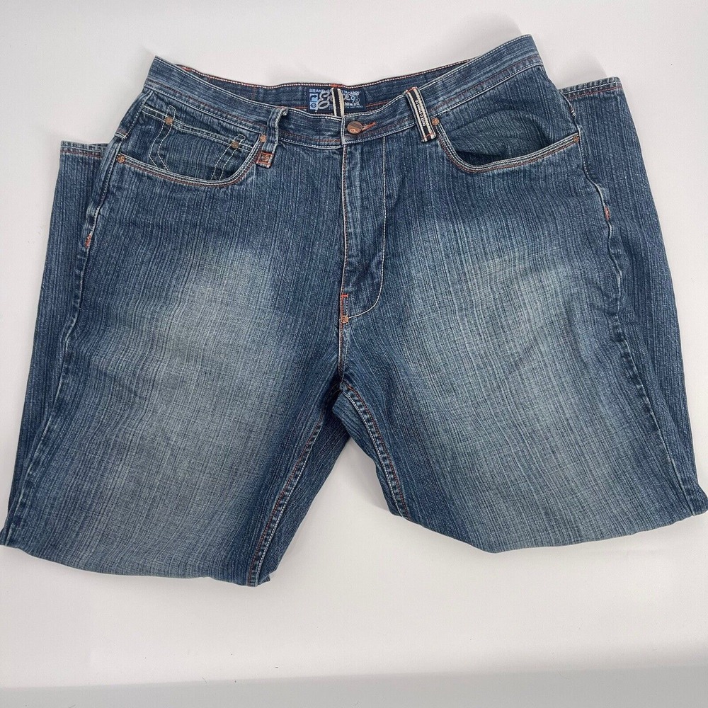 Enyce Men's Denim Wide Leg Baggy Jeans 38x32 90s Hip Hop‎ Skater Skateboard